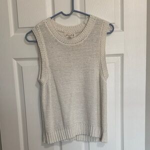 Marled Cream Knit Top